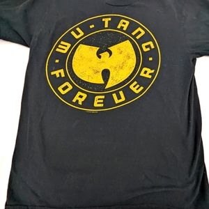 WU-TANG Forever Vintage 2013 Tee featuring the Iconic Band Logo on Front.  Large